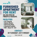 Fully Furnished Service Two-Bedroom Apartment for Rent